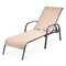 Adjustable Patio Chaise Lounge Chair Steel Frame 5 Position Recliner